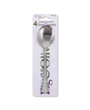 4PCS METAL SOUP SPOONS 17.5CM