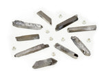 CRYSTAL ELEMENTS GLASS BEADS SILVER MICA