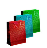 ASSORTED HOLOGRAPHIC BAG MEDIUM 18X23X10CM