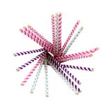 20PK PAPER STRAWS UNICORN