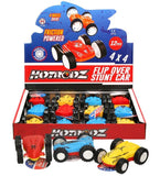 FRICTION POWERED FLIP OVER TOY STUNT CAR