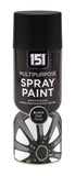 151 400ML MULTIPURPOSE SPRAY PAINT W/ MATT FINISH BLACK