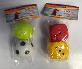 PET BUDDIES DOG SQUEAKY PLAY TOY 2 PACK