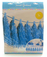 TASSEL GARLAND BLUE- 3M