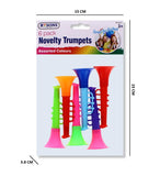 RYSONS 6PK ASSORTED NOVELTY TRUMPETS