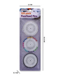 120PK PEARL PIN HEADS