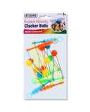 Rysons Assorted Novelty Clacker Balls 6 Pack