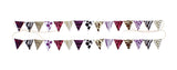 2PK MINI PENNANT FLAGS SAFARI