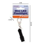 Rysons Mini LED Flashlight with Keychain