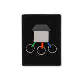 HOUSE SHAPED KEYRING