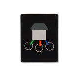 HOUSE SHAPED KEYRING