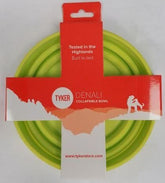 PET BUDDIES PET COLLAPSIBLE FEEDING BOWL GREEN 16CM X 9CM