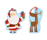 10 SANTA AND FRIENDS GIFT TAGS