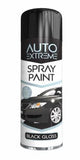 250ML AUTO EXTREME SPRAY PAINT BLACK GLOSS