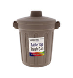 ASSORTED LARGE TABLE TRASH CAN