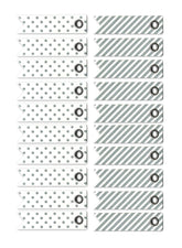 20 PC TAG EMBELLISHMENTS CELEBRATION