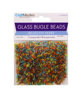 GLASS BUGLE BEADS TROPICAL