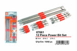 JAK 12PCS ASSORTED POWER BIT SET