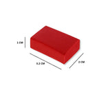 10PK RED ERASERS