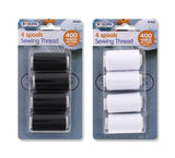 4PC SEWING THREAD BLACK & WHITE