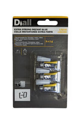DIALL EXTRA STRONG LIQUID INSTANT GLUE - 3 X 1G