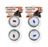 2PK SCOURING PADS WITH HANDLES