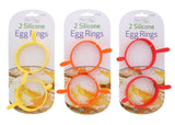 2PC SILICONE EGG RINGS