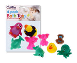 4PK ASSORTED BATH TOYS