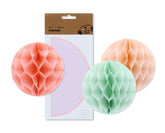 ASSORTED PAPER POM POM DECORATION