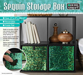 SEQUIN BIN TEAL