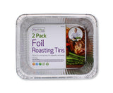 2PK FOIL ROASTING TINS