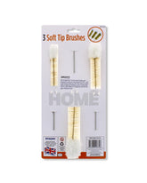 3PK SOFT TIP BRUSHES