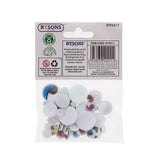 50PC ASSORTED GOOGLY WIGGLE EYES