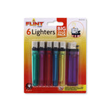 6PK DISPOSABLE FLINT LIGHTER