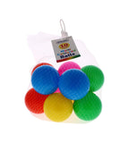 10 MULTI COLOURED BALLS-7CM