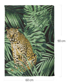 PRINTED COTTON RUG LEOPARD 60x90CM