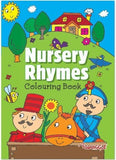 NURSERY RHYMES COLOURING BOOK 29.5 X 21CM