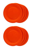 9PK ORANGE PAPER PLATE 22.8CM