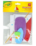 ASSORTED CRAYOLA FOAM BOAT KIT