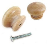 40mm 2PC PINE KNOB VARNISHED