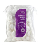 100PC COTTON WOOL BALLS WHITE