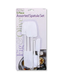 5PC ASSORTED SPATULA SET