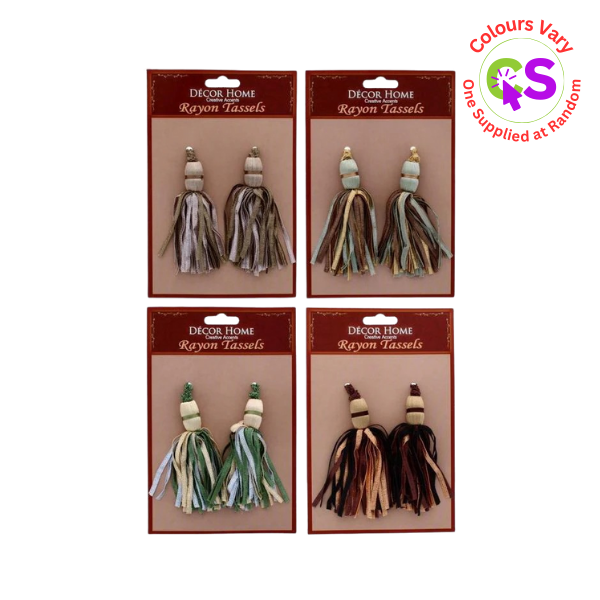 ASSORTED RAYON TASSELS