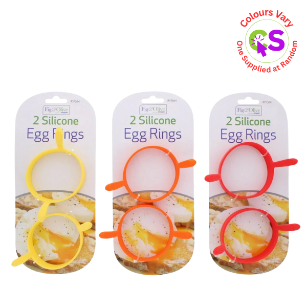2PC SILICONE EGG RINGS