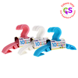 10PCS ASSORTED BABY CLOTHES HANGERS