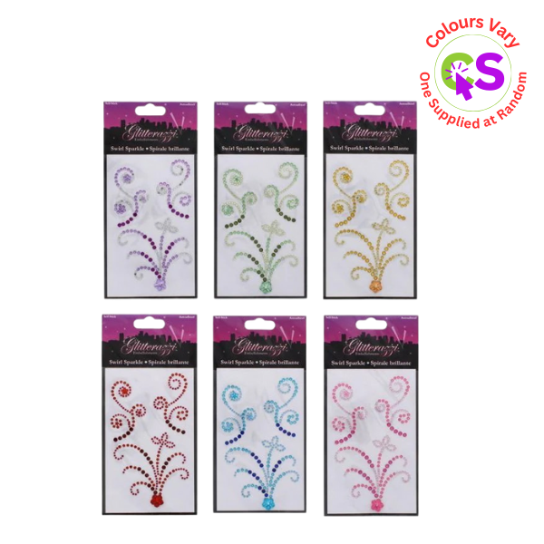 LOOP-DEE-LOOP'-SWIRL & SPARKLE STICKERS