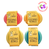 350ML ASSORTED 2PK BABY FEEDING BOWL 13.5CM X 3.5CM