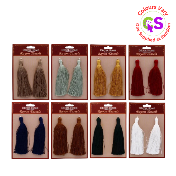ASSORTED TRIM RAYON TASSELS