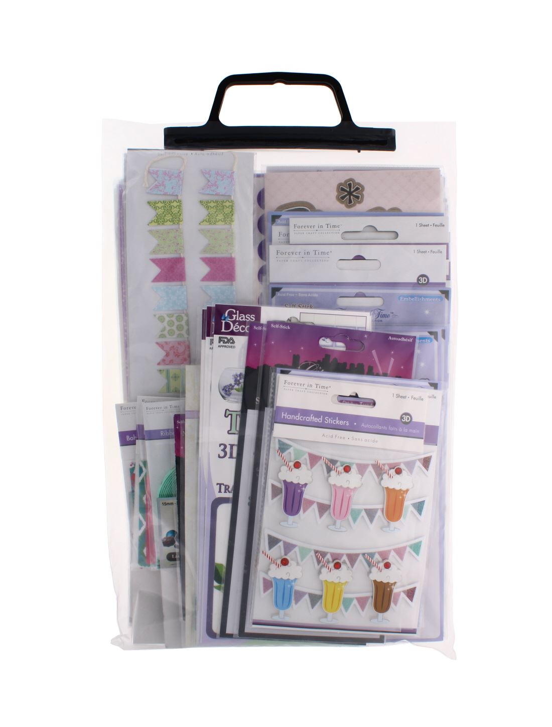 40 PCS ASSORTED  CRAFT STICKERS