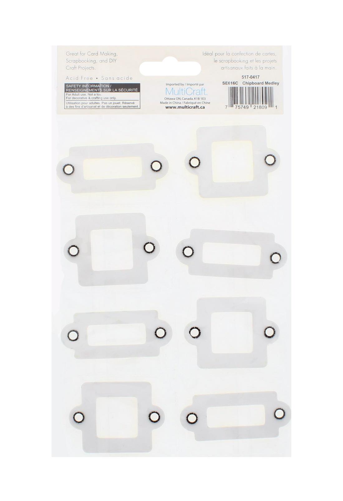8 PC TAG MEDLEY CHIPBOARD MEDLEY